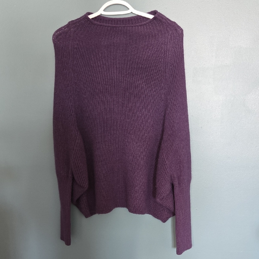 Suzy Shier Plum Cowl Neck Sweater